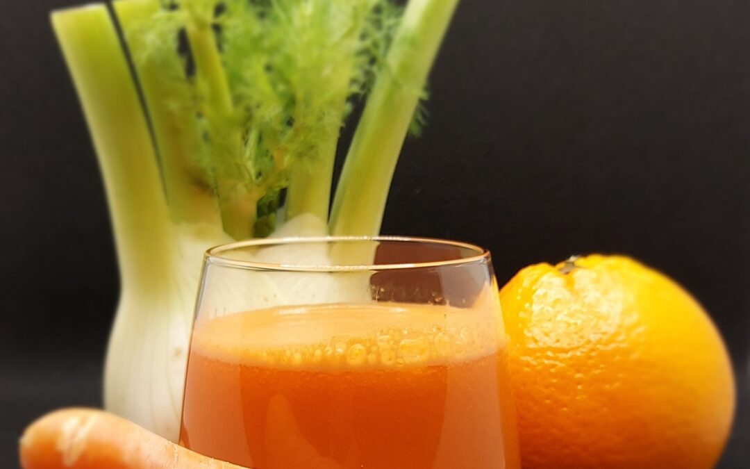 Jus fenouil, carotte, orange