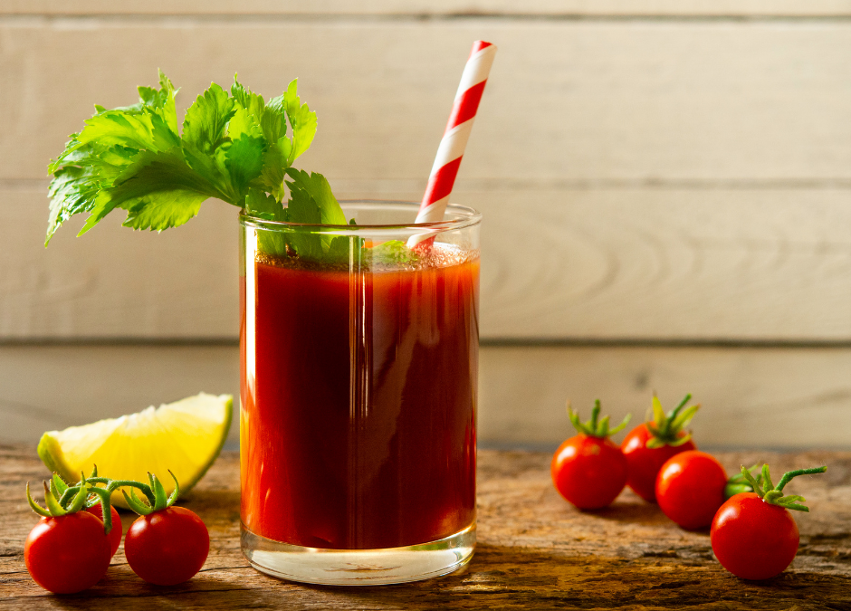 Jus céleri, tomate, citron et persil